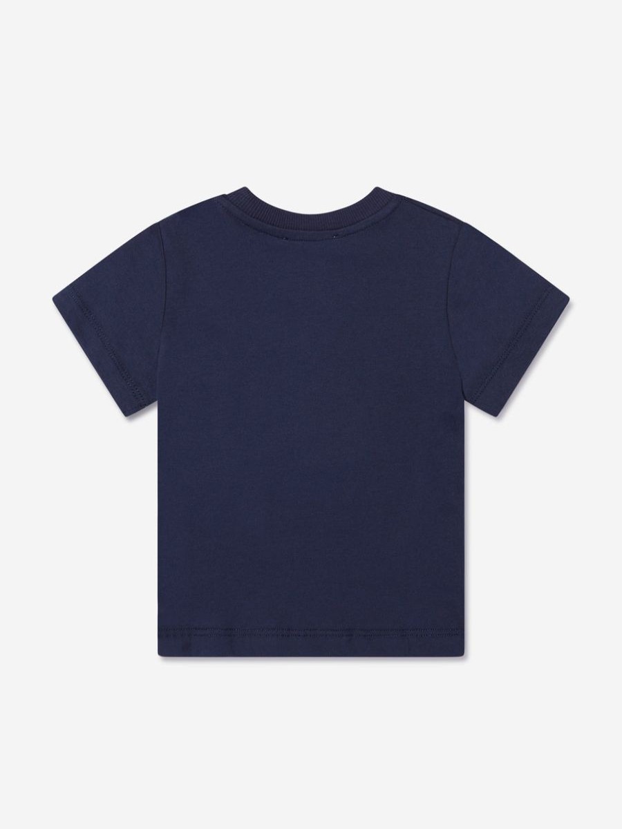 Girls Moschino Kids Tops & T-Shirts | Baby Teddy Bear T-Shirt In Navy