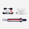 Baby Tommy Hilfiger Bottles, Dummies & Bibs | Baby Dummy 2 Pack With Clip In White