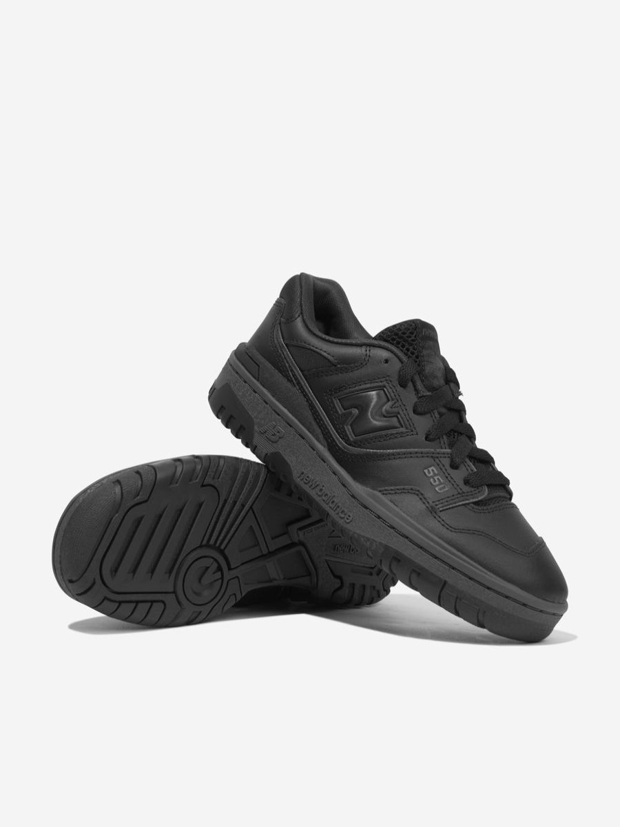 Girls New Balance Sneakers | Kids 550 Trainers In Black