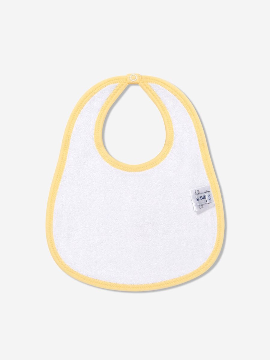 Baby Magnolia Baby Bottles, Dummies & Bibs | Baby Rubber Ducky Embroidered Bib In White