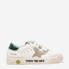 Teen Golden Goose Kids Footwear | Golden Goose Kids - Kids May Leather And Suede Star Trainers | Childsplay Clothing