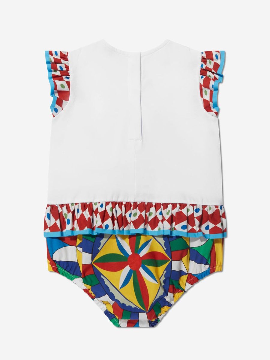 Baby Dolce & Gabbana Kids Babygrows & Rompers | Baby Girls Romper In Multicolour