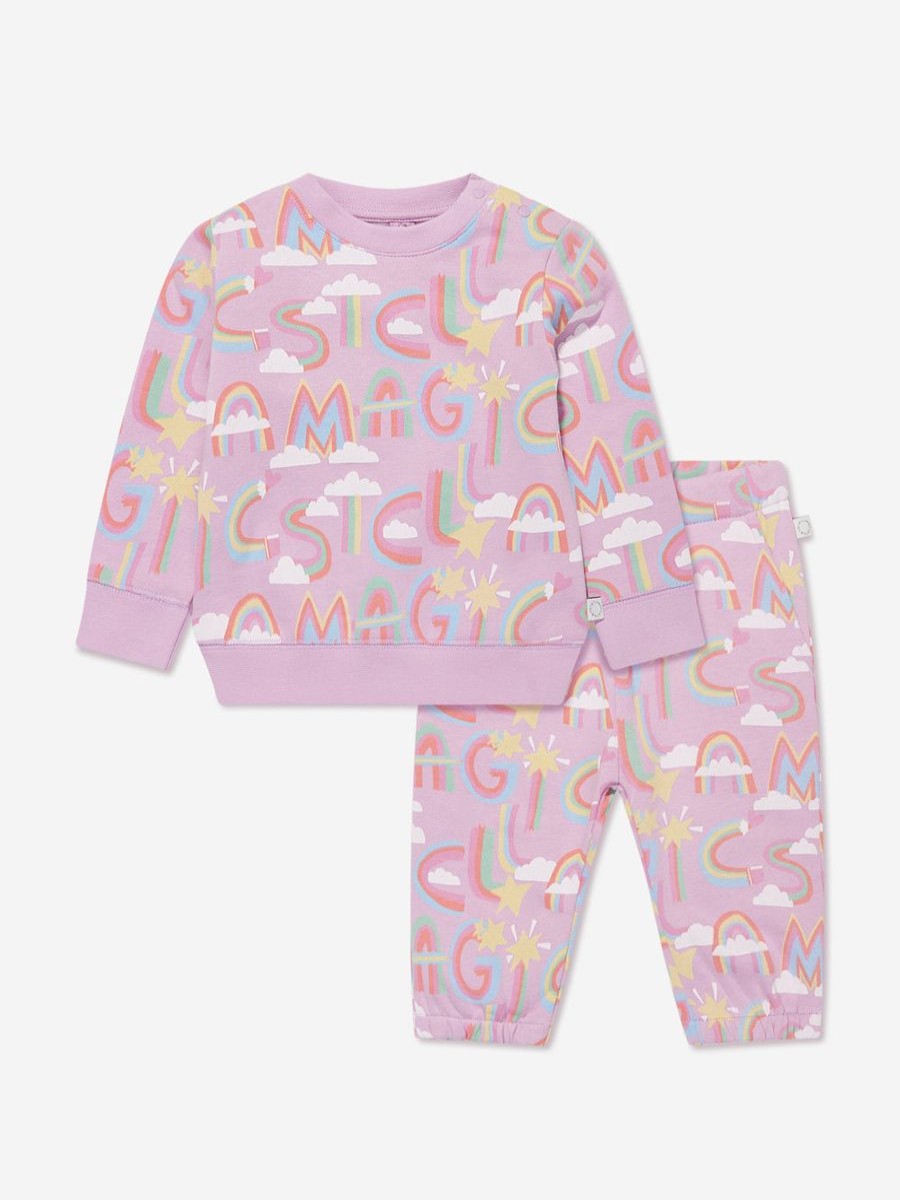 Baby Stella McCartney Kids Tracksuits | Baby Girls Logo Tracksuit In Pink