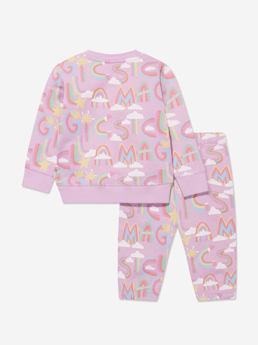 Baby Stella McCartney Kids Tracksuits | Baby Girls Logo Tracksuit In Pink