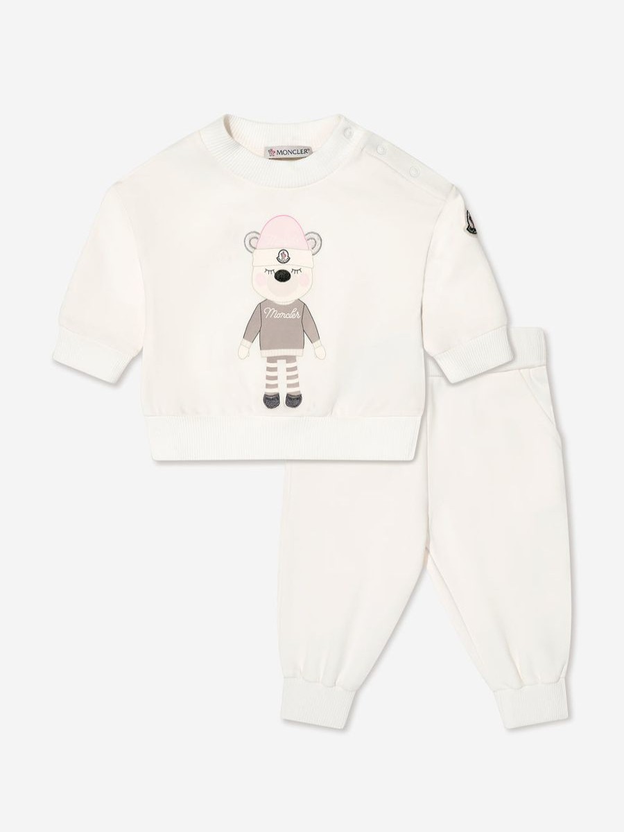 Baby Moncler Enfant Tracksuits | Baby Girls Tracksuit In White