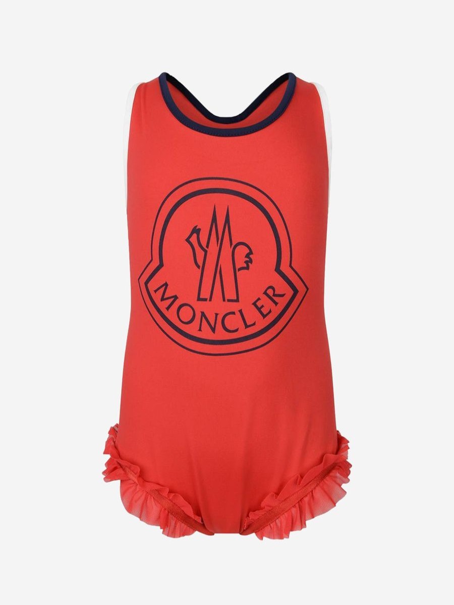 Girls Moncler Enfant Swimwear | Girls Logo Swimsuit