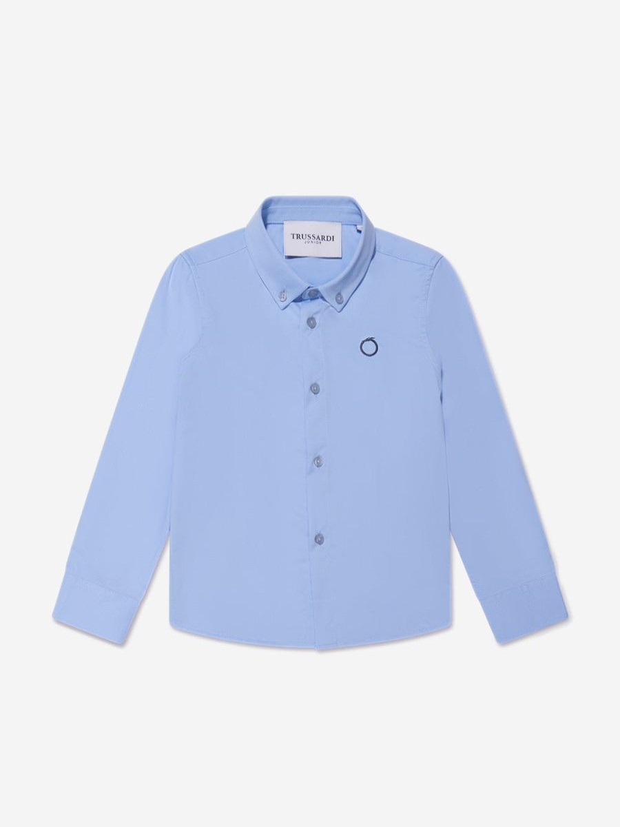 Teen Trussardi Shirts | Boys Barlog Shirt In Blue