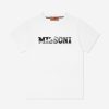 Teen Missoni Sweatshirts & Hoodies | Boys Logo T-Shirt In White