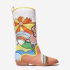 Teen Stella McCartney Kids Footwear | Girls Cowboy Boots In Multicolour