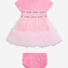 Baby Guess Dresses | Baby Girls Dress With Bloomers In Pink