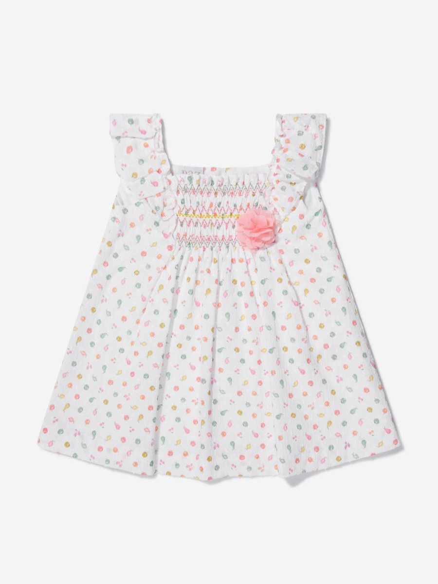 Baby Paz Rodriguez Dresses | Baby Girls Cotton Fruit Dress