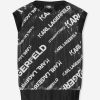 Teen Karl Lagerfeld Sweatshirts & Hoodies | Girls Sequin Logo Dress In Black