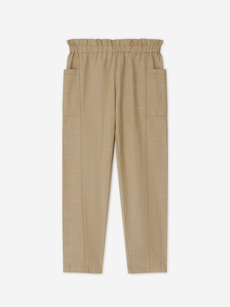 Girls Bonpoint Trousers | Girls Tiche Trousers In Beige