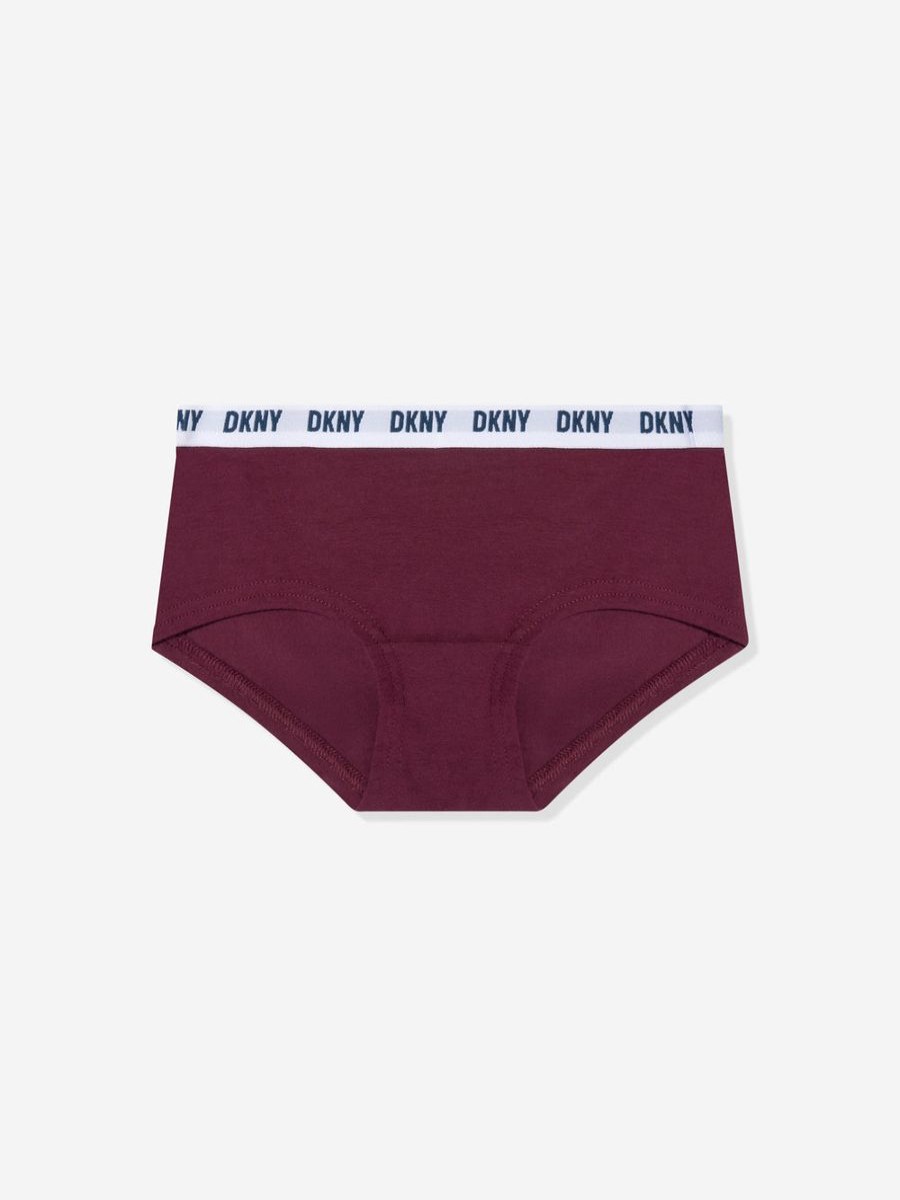 Teen DKNY Sweatshirts & Hoodies | Girls 3 Pack Hipster Knickers Set In Red