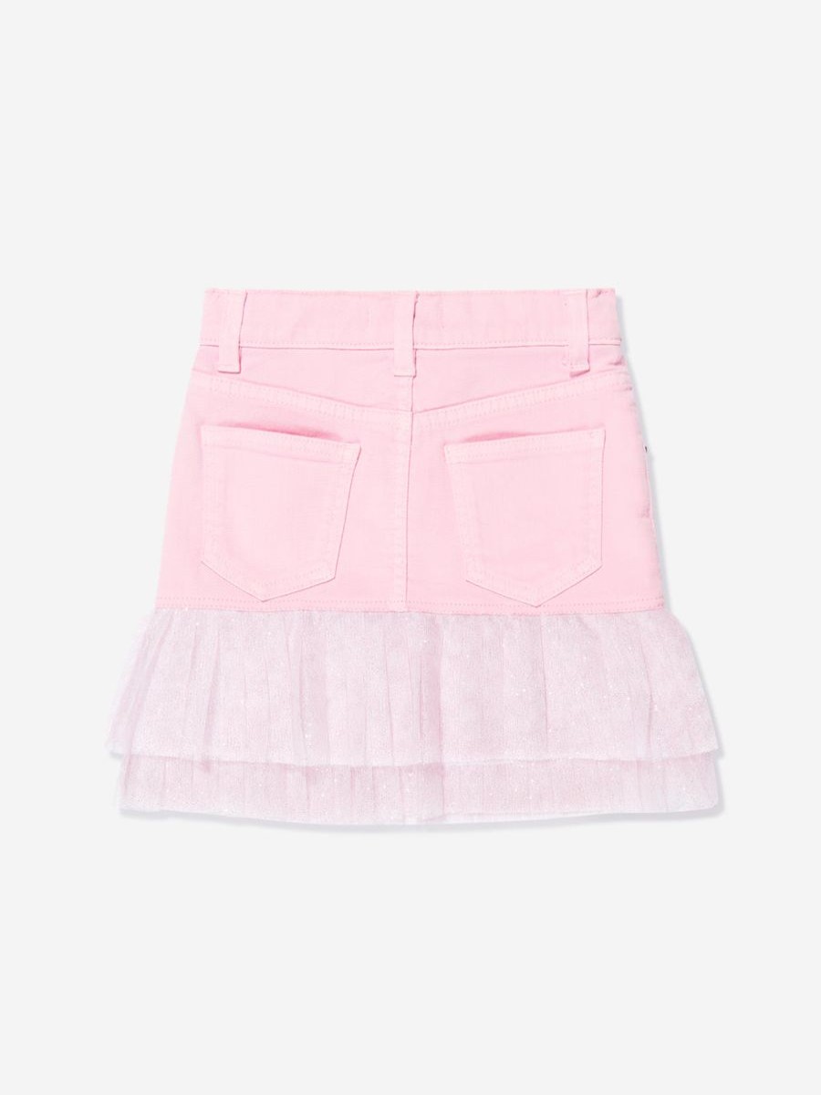 Teen Balmain Sweatshirts & Hoodies | Girls Pleated Hem Skirt In Pink