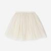 Girls Bonpoint Skirts | Girls Tulle Pois Skirt In Ivory