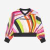 Teen Emilio Pucci Sweatshirts & Hoodies | Girls Iride Print Sweatshirt In Multicolour