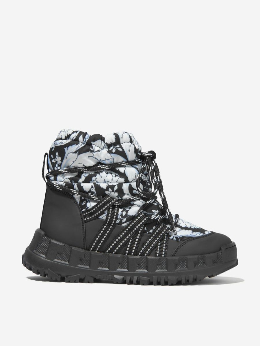 Girls Versace Boots | Versace - Kids Barocco Snow Boots | Childsplay Clothing