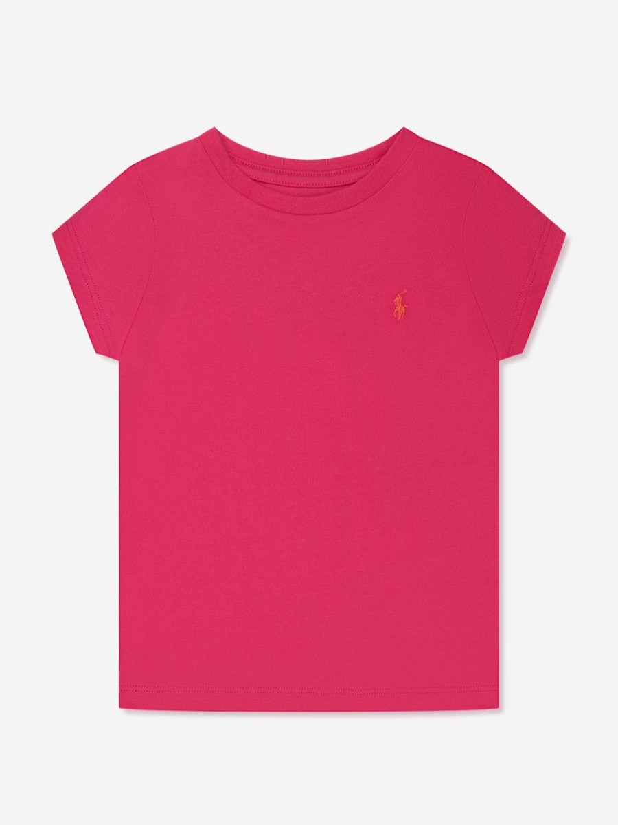 Girls Ralph Lauren Kids Tops & T-Shirts | Girls Logo T-Shirt In Pink