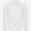 Teen Emporio Armani Sweatshirts & Hoodies | Emporio Armani - Boys Cotton Long Sleeve Branded Shirt | Childsplay Clothing