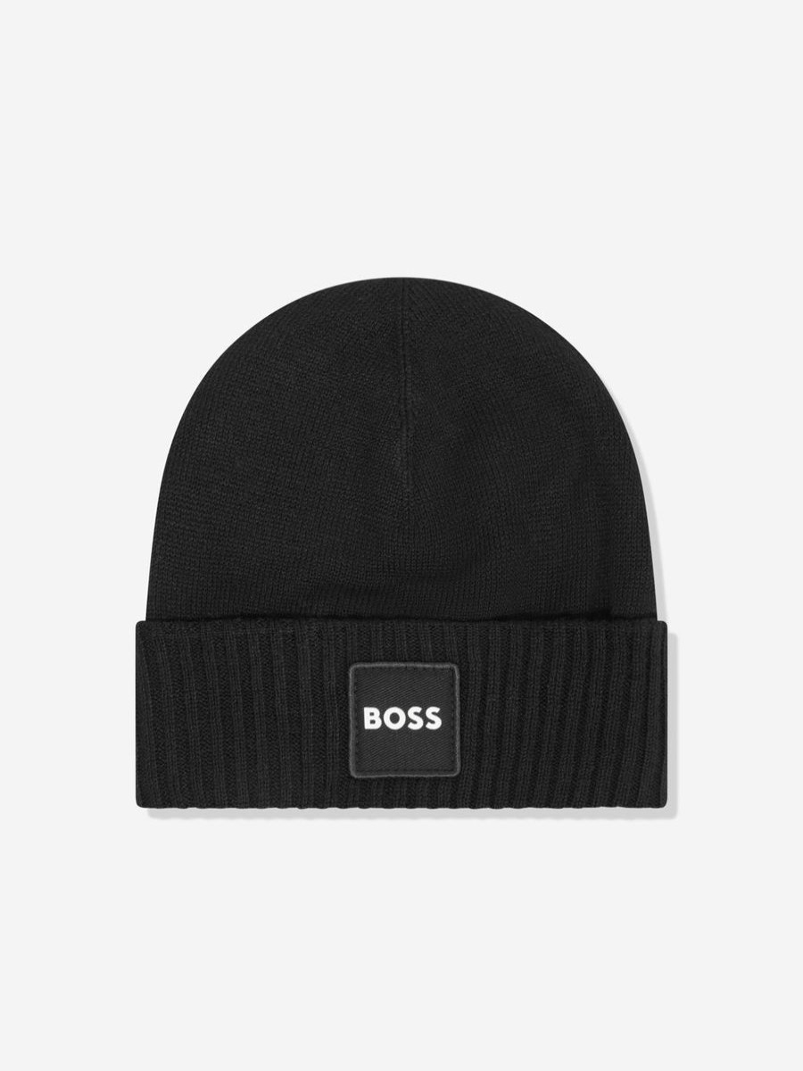 Teen BOSS Accessories | Boys Pull On Hat In Black