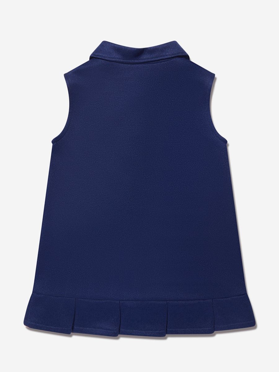 Baby Gucci Kids Dresses | Baby Girls Sleeveless Dress In Navy