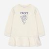 Teen Emilio Pucci Dresses | Girls Logo Jersey Dress In Ivory