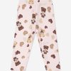 Girls Monnalisa Leggings | Baby Girls Little Bears Leggings In Pink