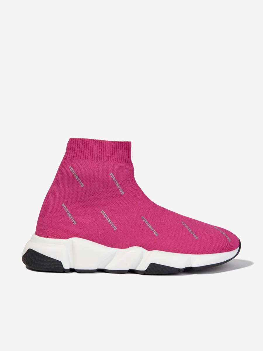 Girls Balenciaga Kids Sneakers | Girls Logo Speed Trainers