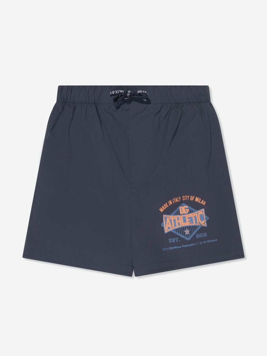 Teen Dolce & Gabbana Kids Swimwear | Boys Swim Shorts In Navy