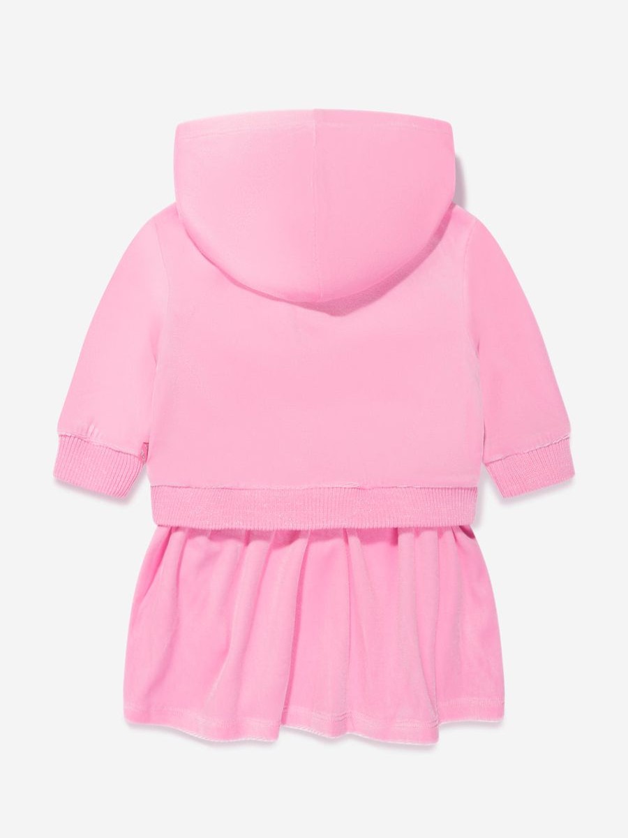 Baby Billieblush Dresses | Baby Girls Hooded Dress In Pink