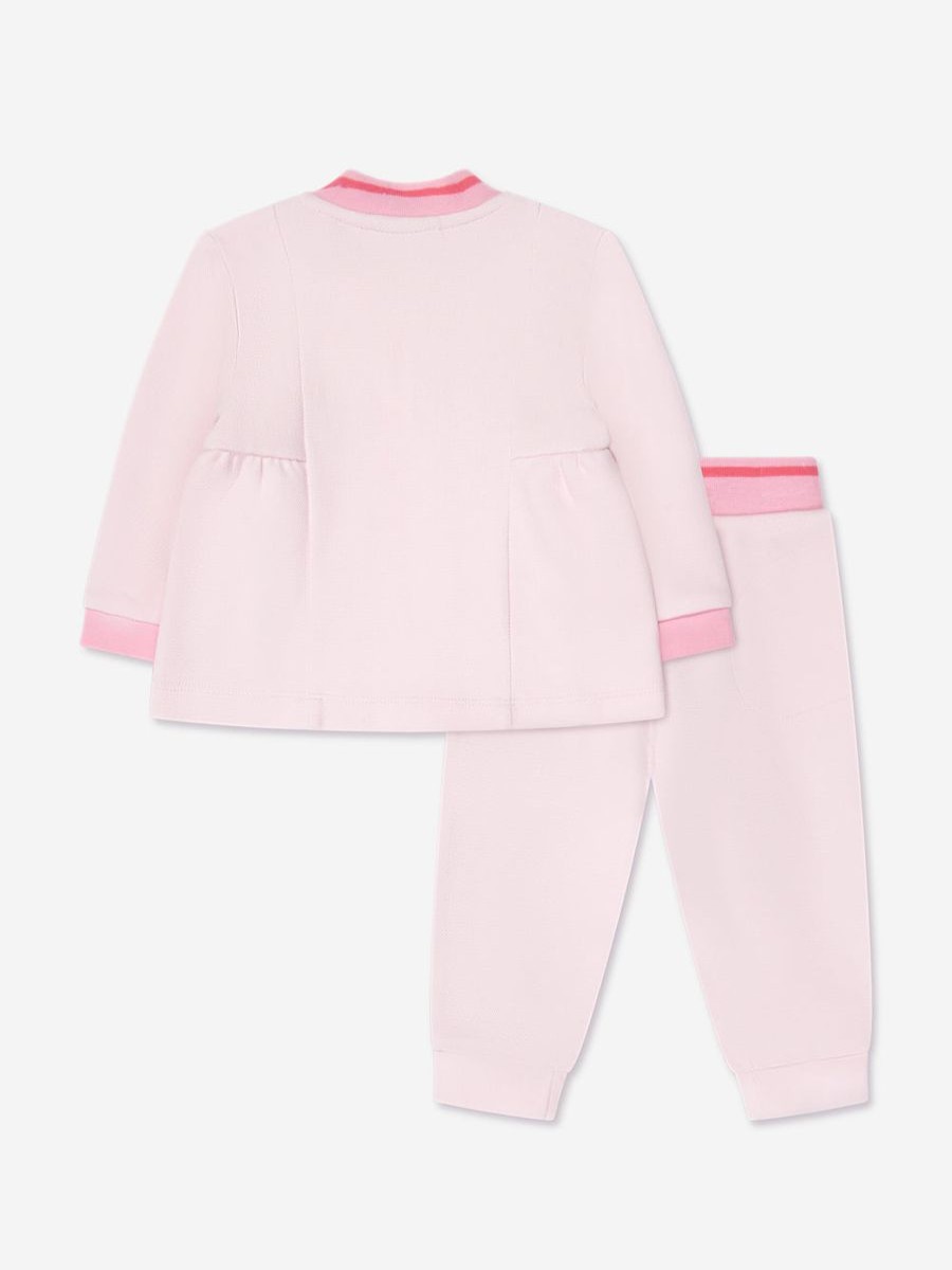 Girls BOSS Tracksuits | Baby Girls Logo Tracksuit In Pink