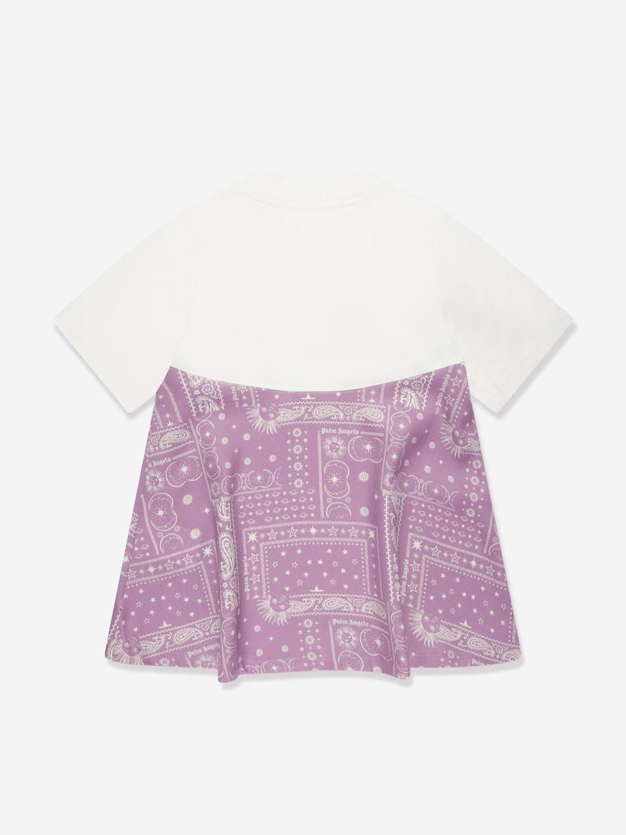 Teen Palm Angels Dresses | Girls Astro Paisley Dress In Purple