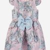 Teen Angels Face Dresses | Girls Desiree Flower Jacquard Dress In Pink