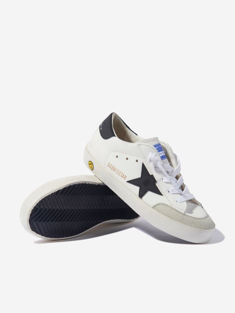 Girls Golden Goose Kids Sneakers | Kids Leather Super Star Bio Based Trainers In White