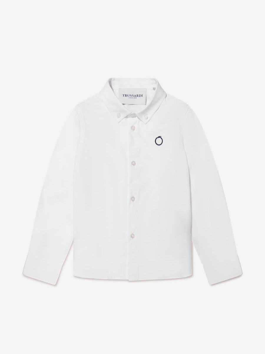 Teen Trussardi Shirts | Boys Barlog Shirt In Ivory