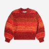 Girls Chloé Jumpers & Cardigans | Girls Knitted Gradient Jumper In Crimson