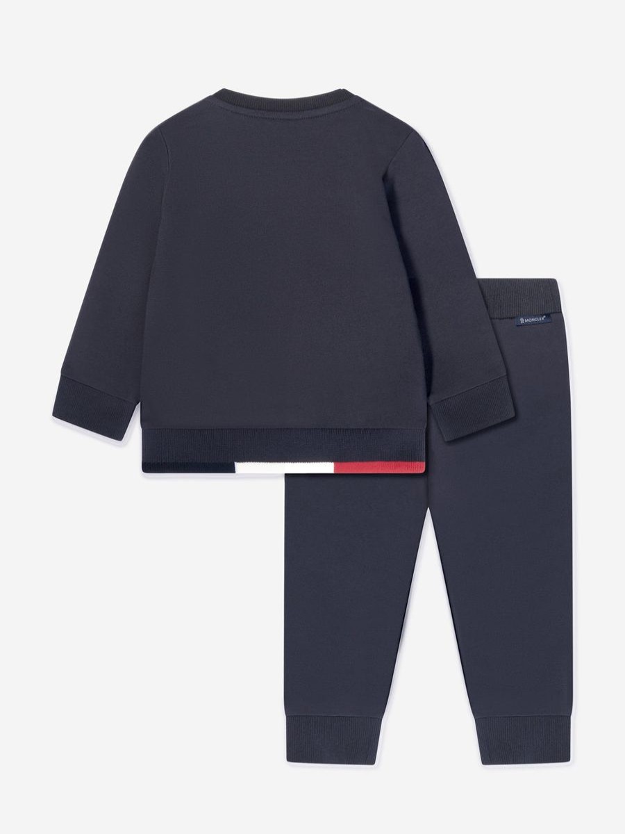 Baby Moncler Enfant Tracksuits | Baby Boys Logo Tracksuit In Navy