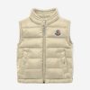 Baby Moncler Enfant Coats & Jackets | Baby Down Padded New Amaury Gilet In Beige