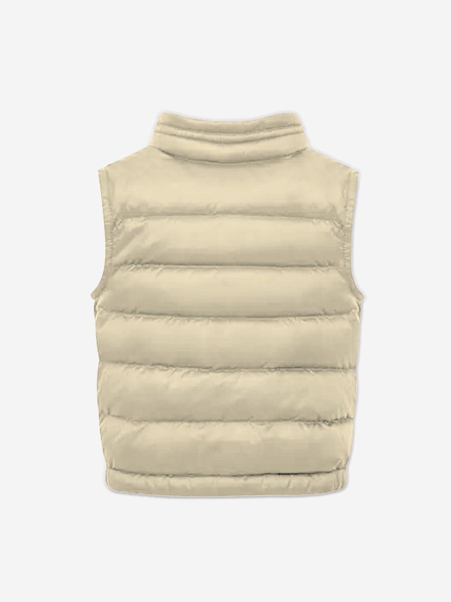 Baby Moncler Enfant Coats & Jackets | Baby Down Padded New Amaury Gilet In Beige