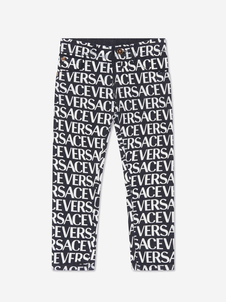 Girls Versace Jeans | Girls Logo Denim Jeans