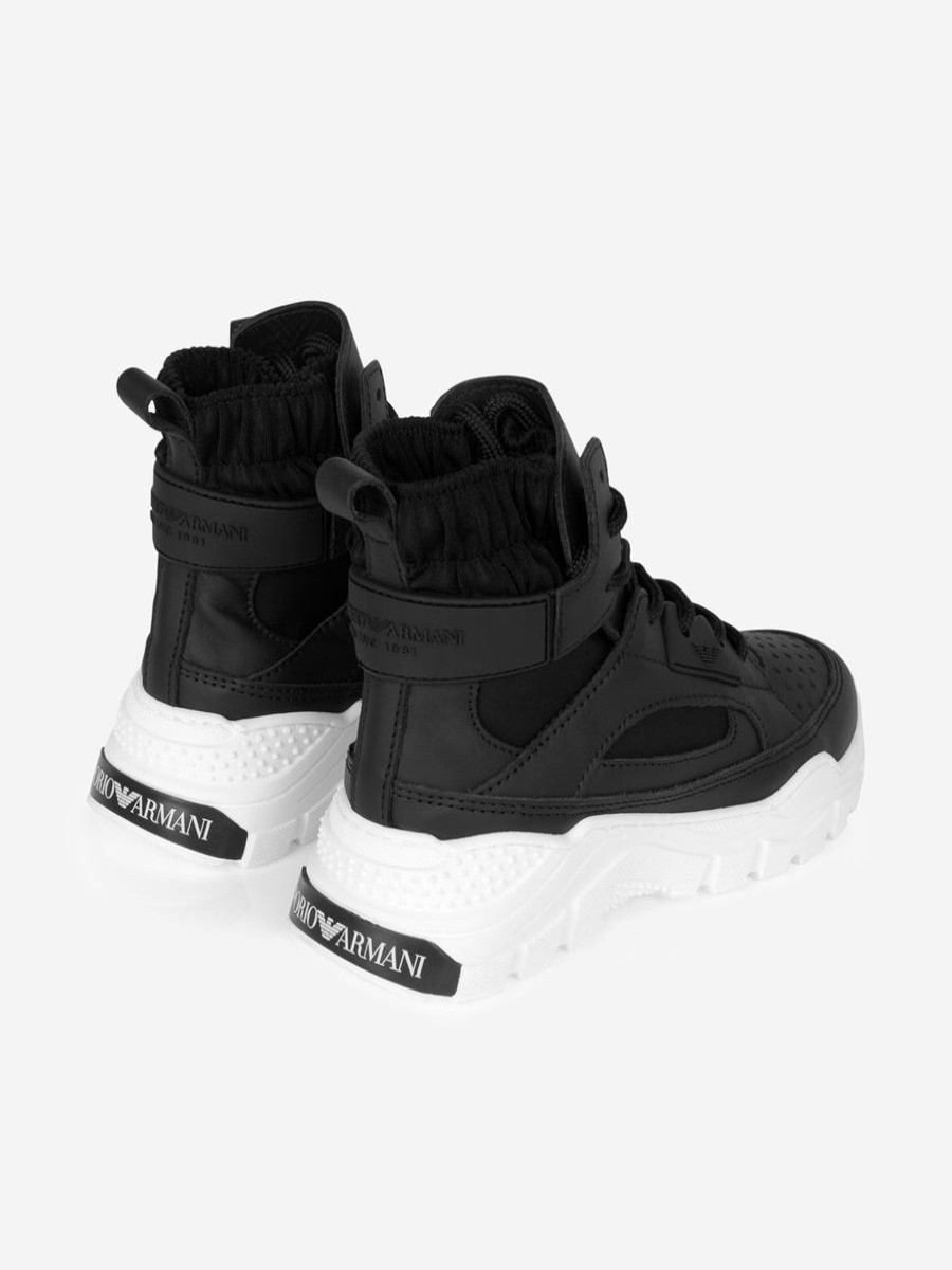 Teen Emporio Armani Footwear | Emporio Armani Boys High Top Trainers