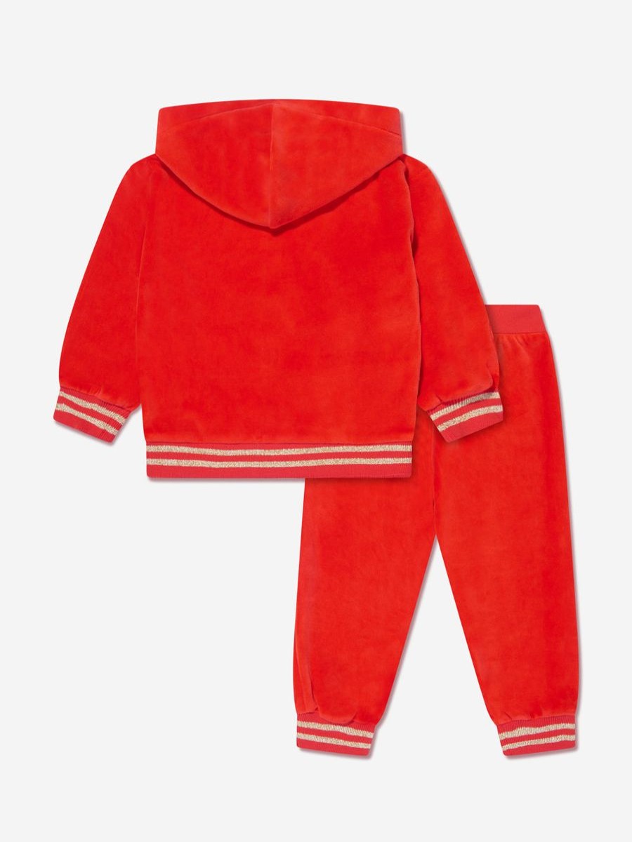 Baby Moschino Kids Tracksuits | Baby Girls Teddy Bear Tracksuit In Red