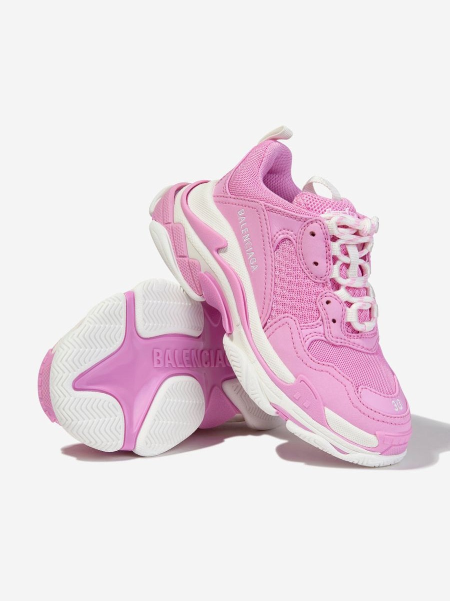 Girls Balenciaga Kids Sneakers | Girls Triple S Trainers