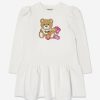 Teen Moschino Kids Dresses | Girls Teddy Bear Sweater Dress In Ivory