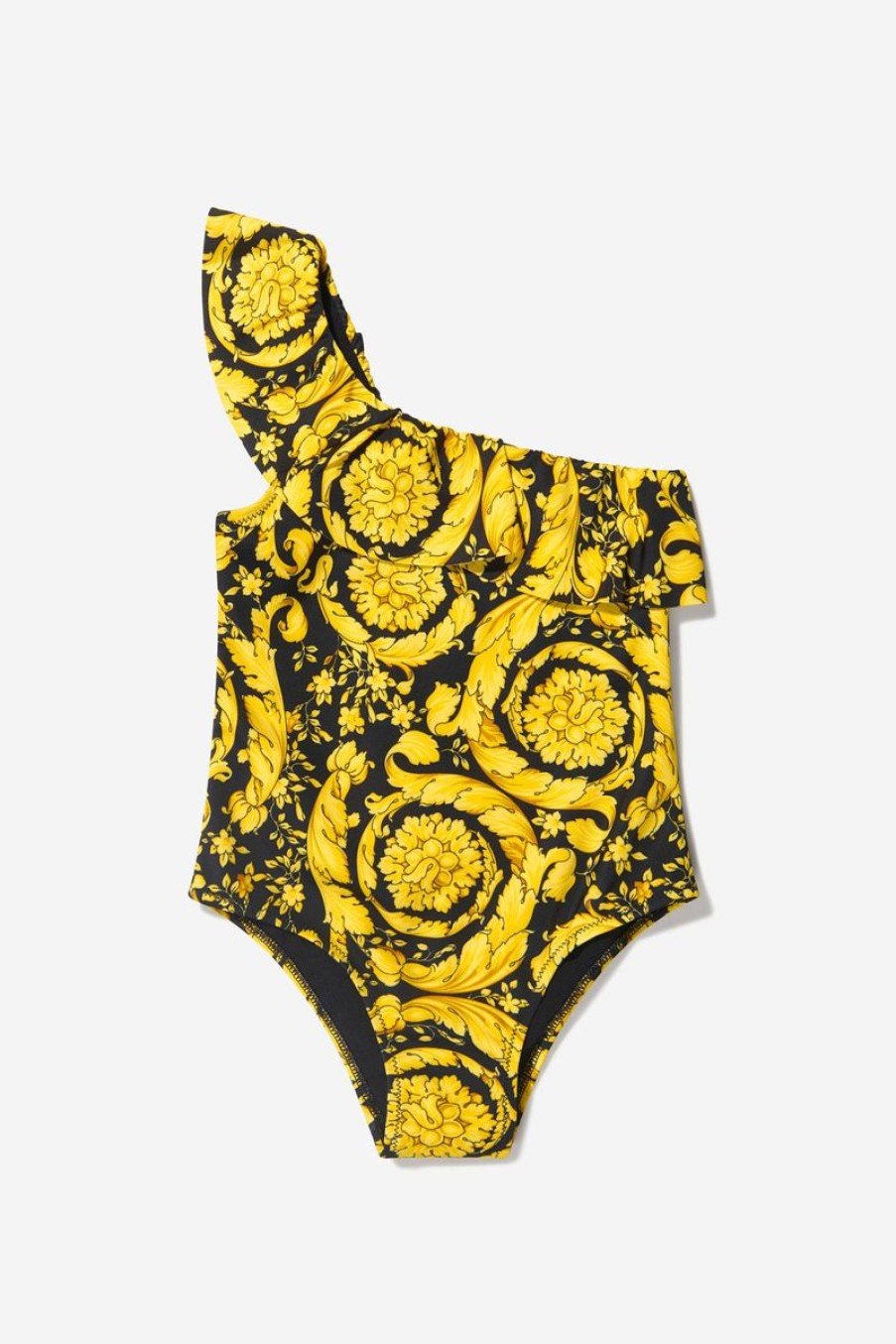 Girls Versace Swimwear | Versace - Girls Baroque Print Swimsuit | Childsplay Clothing