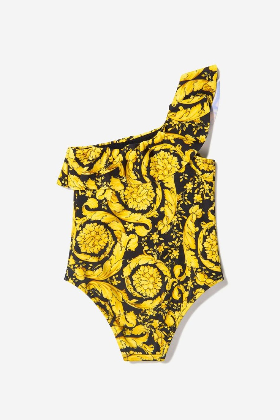 Girls Versace Swimwear | Versace - Girls Baroque Print Swimsuit | Childsplay Clothing