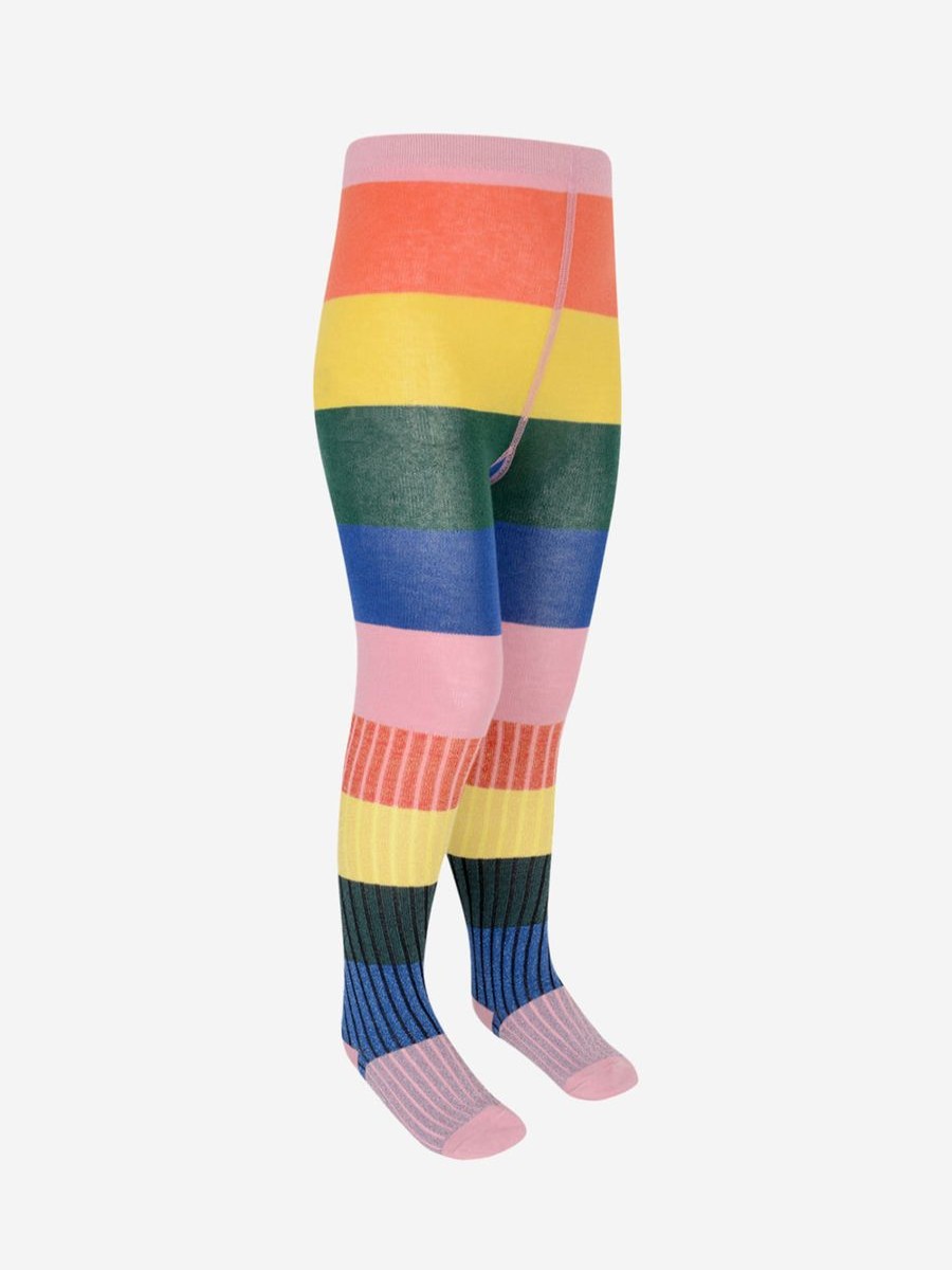 Girls Molo Socks & Tights | Girls Midwinter Rainbow Tights