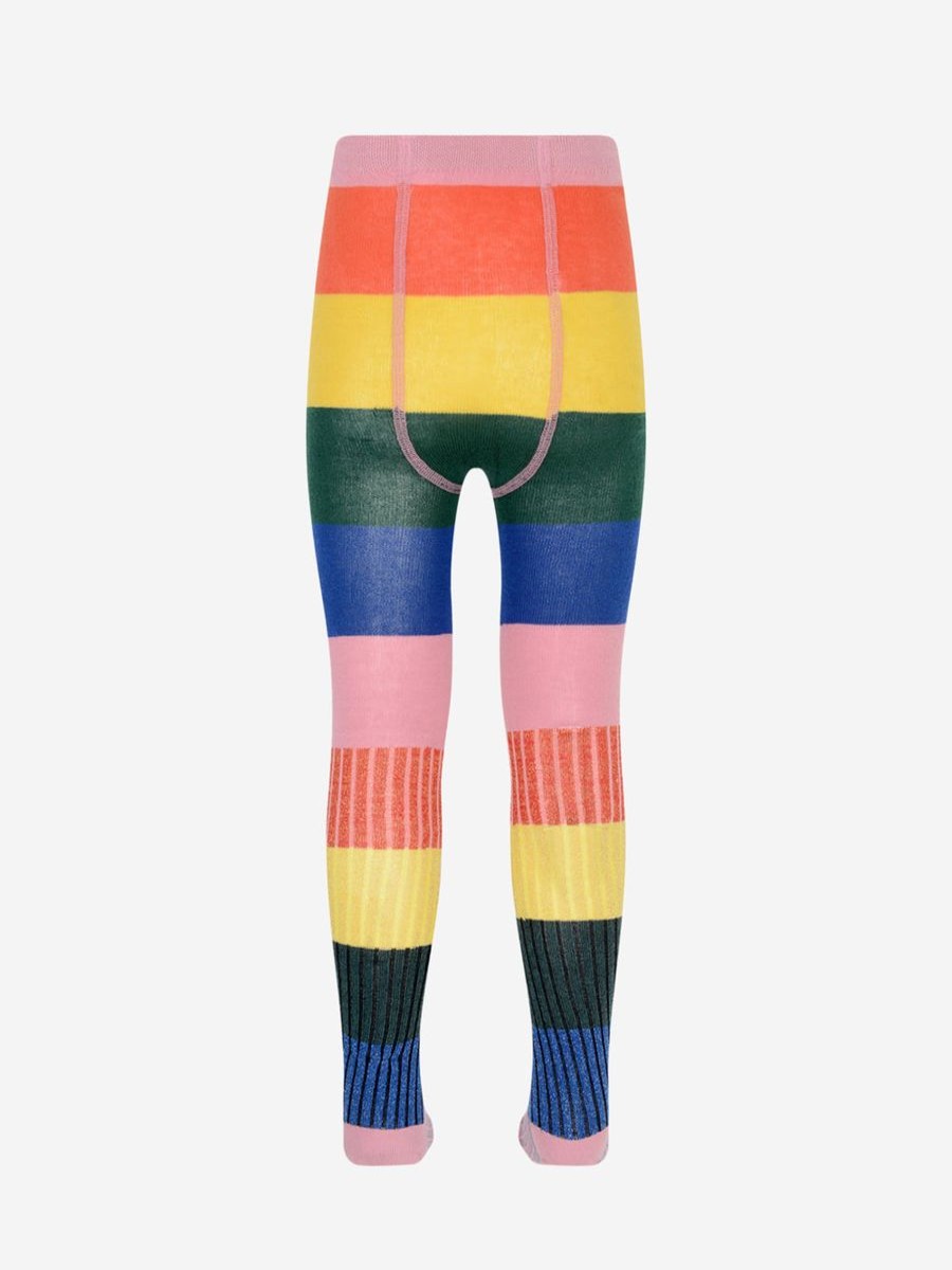 Girls Molo Socks & Tights | Girls Midwinter Rainbow Tights