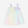 Baby Fendi Kids Dresses | Fendi Kids - Baby Girls Ff Logo Dress In Multicolour | Childsplay Clothing